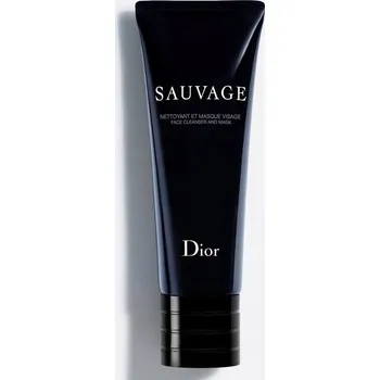 Pleťová maska Dior Sauvage Face Cleanser and Mask gel na mytí obličeje a maska 120 ml