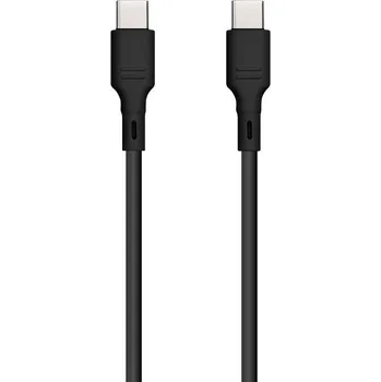 Datový kabel Kabel Blue Star USB-C - USB-C 1 m černý