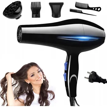 Fén Fén na vlasy S IONIZACÍ 2300W Studený vzduch + Koncentrátor a Difuzér