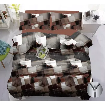 Povlečení NOVINKA 2025 ! EXKLUZIVNÍ BAVLNĚNÉ POVLEČENÍ POVLEČENÍ NA FRANCOUZSKOU PŘIKRÝVKU 200x220 / 70x90cm - CIK CAK