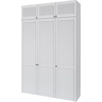 Šatní skříň Skříň č. 3 + Antresol Bílá Módulní skříň Texas