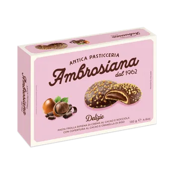 Ambrosiana Pralinati sušenky s lískooříškovým krémem 130g