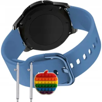 Pouzdro na mobilní telefon Pásek Řemínek pro Chytré Hodinky AW88 Pro DT88 Pro, Silikon Modrý Poutko