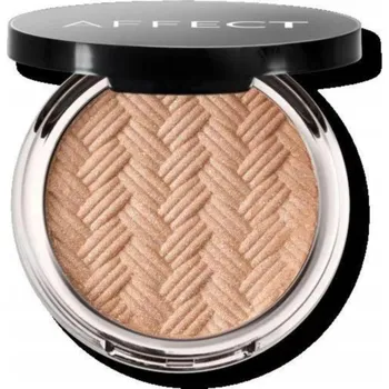 Přípravek na tvář Jednotlivý lisovaný rozjasňovač AFFECT Shine On zlatý HS-0002 Viva Glow 8 g
