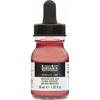 Výtvarná barva Duha Akrylový Inkoust Liquitex, Růžové Zlato, 30 ml, odstín 22
