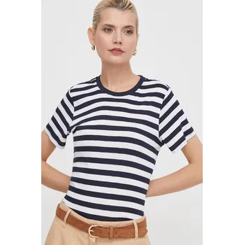Bavlněné tričko Pepe Jeans JINX PL505845 námořnická modř 59X, vel. XL