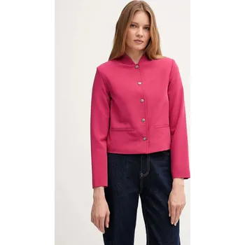 Bunda United Colors of Benetton růžová barva, přechodná, 2R4CDW03B 42X, vel. 42