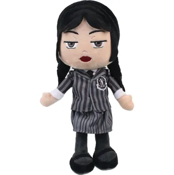 Panenka Plyšová panenka Wednesday Addams 32 cm Školní uniforma Nevermore Academy