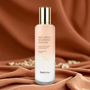 Pleťový krém Farm Stay - Rice & Bifida Nourishing Emulsion - Vyživující emulze s extraktem z rýže a bifida - 120 ml