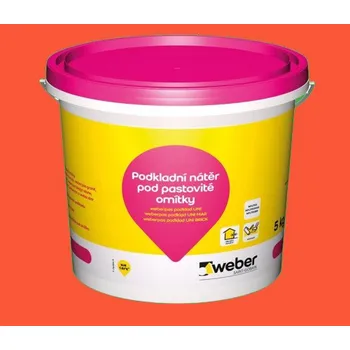 Omítka Weber Podkladní nátěr Weberpas podklad UNI 5 kg Barva: Červená