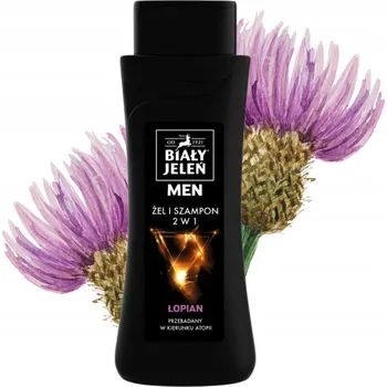 Šampon Biały Jeleń Men šampon & gel 2v1 s lopuchom 300ml