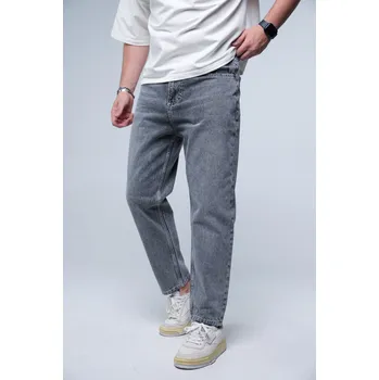 Pánské džíny 2Y Premium Antracitové Straight Fit džíny – Classic Straight Velikost: 32