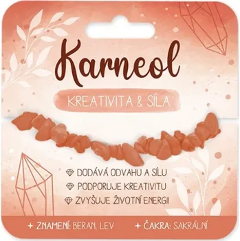 Náramek Nekupto Náramek s polodrahokamy Vzor: Karneol