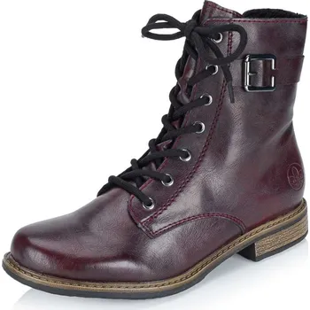 Dámské kozačky Dámská kotníková obuv RIEKER 74802-35 červená W5 36