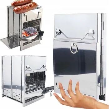 Zahradní gril Real Home Přenosná skládací kamna