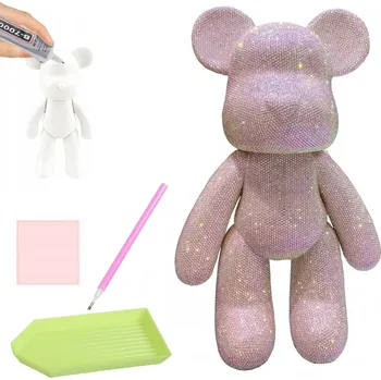 Diamantové malování Real Home Sada pro vyšívání diamantů 5D FIGURITE LARGE BEAR 51 cm