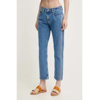 Dámské džíny Džíny Pepe Jeans STRAIGHT JEANS MW CRAFT PL204719 modrá 55X, vel. 31/30