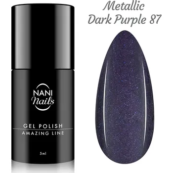 Lak na nehty NANI gel lak Amazing Line 5 ml - Metallic Dark Purple