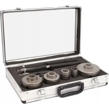 Vrták SADA KORUNOVÝCH VRTÁKŮ PRO PRŮRAZY DO BETONU, 9 KS, S VIDIÍ, SDS-MAX KORUNKOVÝ VRTÁK