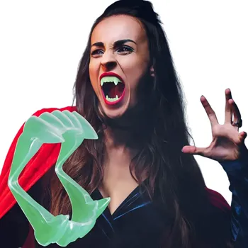 Karnevalový doplněk dovoz Zuby upíří svítící