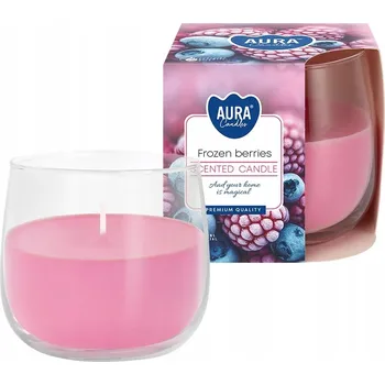 Svíčka Parafínová vonná svíčka Mražené lesní plody Aura 1 ks