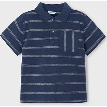 Chlapecké oblečení Dětská bavlněná polokošile Mayoral 3107.5E.Mini.PPYA námořnická modř 59X, vel. 98