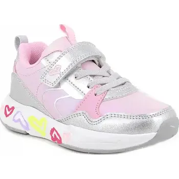 Dívčí tenisky Boty Primigi stříbrná barva, PUP 89640 8964000 SLV, EUR 24