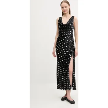 Dámské šaty Šaty Abercrombie & Fitch černá barva, maxi, KI159-5562 KI159.5562.910 99X, vel. M