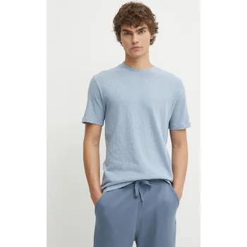 Pánské tričko Bavlněné tričko Marc O'Polo modrá barva, B61223251098 95X, vel. S