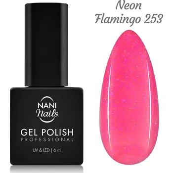 Lak na nehty NANI gel lak 6 ml - Neon Flamingo