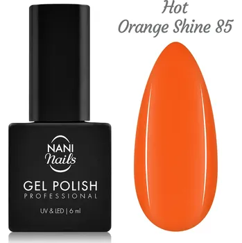 Lak na nehty NANI gel lak 6 ml - Hot Orange Shine