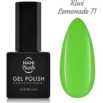 Lak na nehty NANI gel lak 6 ml - Kiwi Lemonade
