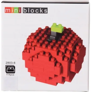 ostatní stavebnice Stavebnice 3D Ovoce 6 Stavební Ananas