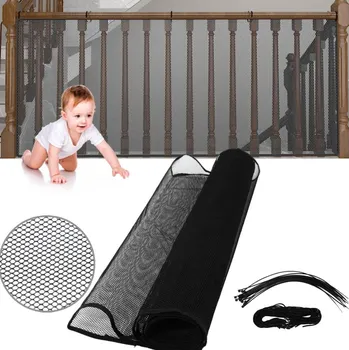 OCHRANNÁ SÍŤ NA ZÁBRADLÍ SCHODIŠTĚ 300X74CM