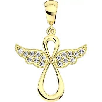 Přívěsek Edita G Briliant - výjimečný přívěsek anděla ze žlutého zlata s brilianty