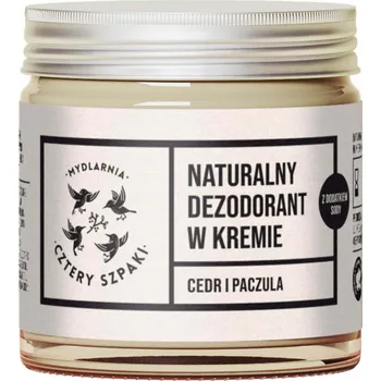 Deodorant v krému Cedr a Pačuli s přídavkem sody Cztery Szpaki 60 ml