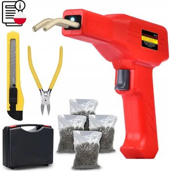 Svářečka Svářečka plastů Retoo 50 W + 1200 sponek a kleště na stříhání