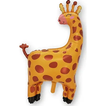 Balónek Fóliový balónek Žirafa – Zvířata Safari – 68 x 94 cm