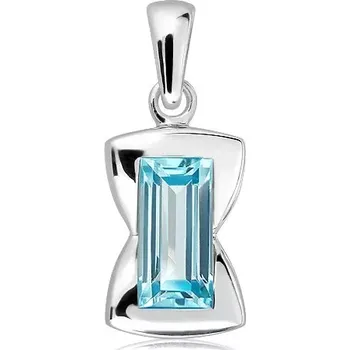 Přívěsek Abas S Blue Topaz - stříbrný přívěsek s modrým topazem
