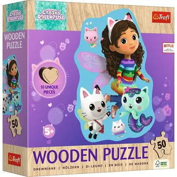 Puzzle Trefl 161005 Gábinin kouzelný domek: Veselá Gábinka 50 dílků