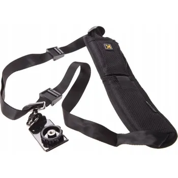 Popruh k fotoaparátu a kameře Popruh k fotoaparátu nylonový černý