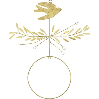 Vánoční dekorace House Doctor Závěsná vánoční dekorace Mobile Bird Brass