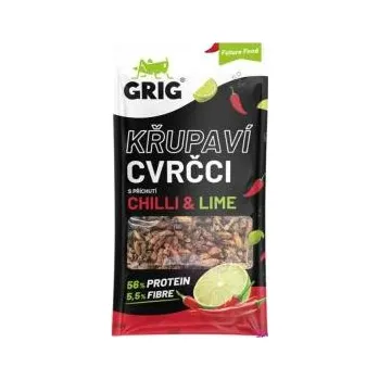 Grig Křupaví cvrčci CHILLI & LIME 13g