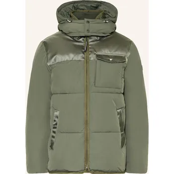 Scotch & Soda Pánská Prošívaná Bunda Ze Směsi Materiálů S...