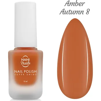 Lak na nehty NANI lak na nehty Super Shine 10 ml - Amber Autumn
