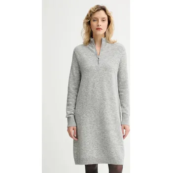 Dámské šaty Šaty s příměsí vlny Marc O'Polo šedá barva, mini, 5000006932 09X, vel. XS