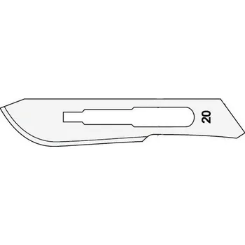 Surgeon čepelka skalpelová Carbon Steel - č. 20