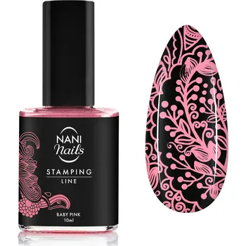 Přípravek na nehty NANI lak pro razítkovou metodu 10 ml - Baby pink