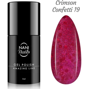 Lak na nehty NANI gel lak Amazing Line 5 ml - Crimson Confetti