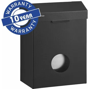 Odpadkový koš Koš na sanitární odpad se zásobníkem hygienických sáčků MERIDA STELLA nerez černá 4,4 l